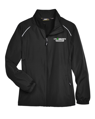 C.N. Brown Energy - 78183 Ash City - Core 365 Ladies' Motivate Unlined Lightweight Jacket, Black