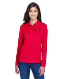 Big Apple - 78192 Ash City - Core 365 Ladies' Pinnacle Performance Long-Sleeve Piqué Polo