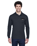 C.N. Brown Co. - 88192 Ash City - Core 365 Men's Pinnacle Performance Long-Sleeve Piqué Polo