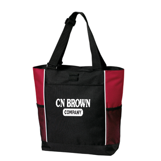 C.N. Brown Co. - B5160 Port Authority® Improved Panel Tote - Red/Black