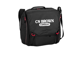 C.N. Brown Co. - BG300 Port Authority® Cyber Messenger, Black/Red