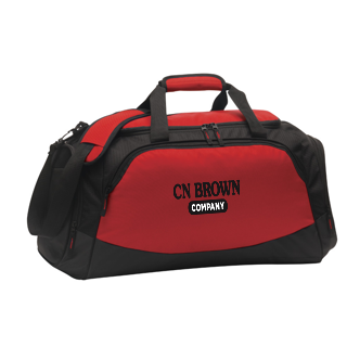 C.N. Brown Co. - BG801 - Port Authority® Medium Active Duffel - Red/Black