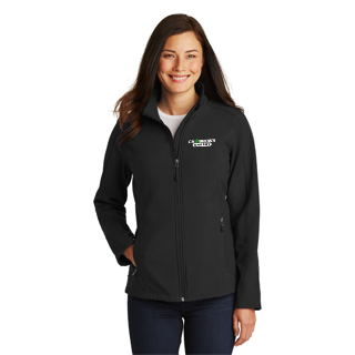 C.N. Brown Energy - L317 - Ladies Port Authority® Core Soft Shell Jacket, Black