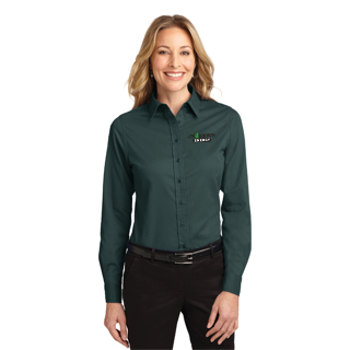 C.N. Brown Energy - L608 Port Authority® Ladies Long Sleeve Easy Care Shirt.