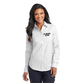 C.N. Brown Co. - L658 Port Authority® Ladies SuperPro™ Oxford Shirt - White