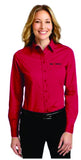 Big Apple - L608 Port Authority® Ladies Long Sleeve Easy Care Shirt.